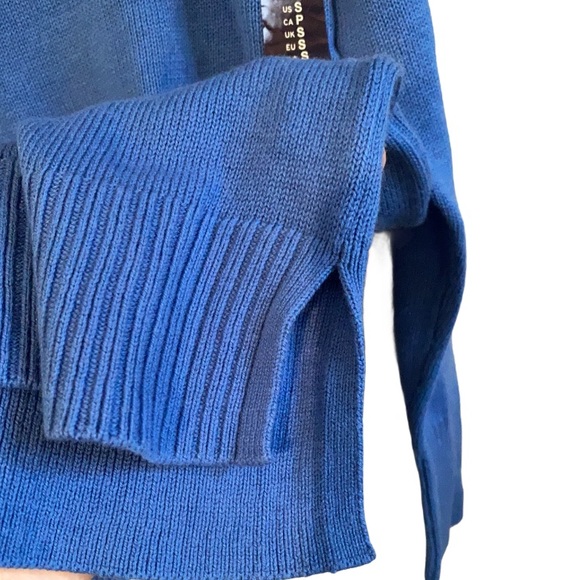 NWT GAP Crew Neck Tippi Pullover Sweater in Blue - Picture 8 of 12